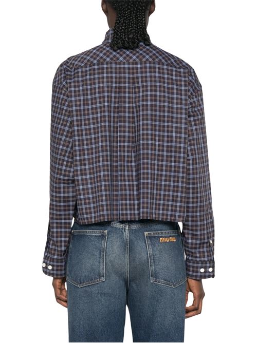 Camicia con logo MIU MIU | MK165919U3F057W